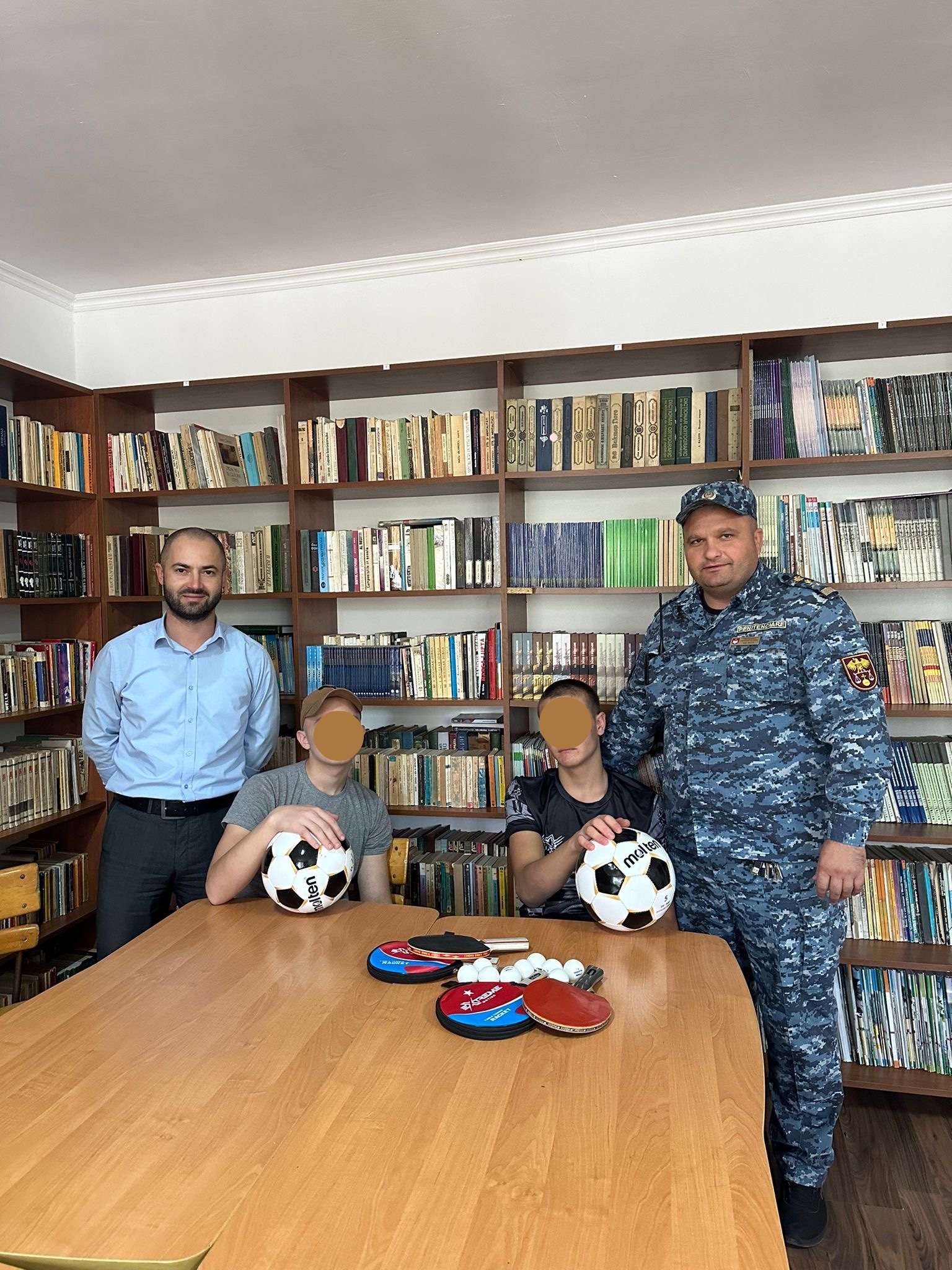 Educational and sports program at Moldova prison facility