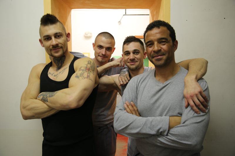 Prison rehabilitation group session